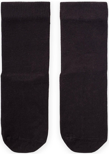 Cigit Tabanı Abs Li Bambu Çocuk Çorabı Siyah Siyah