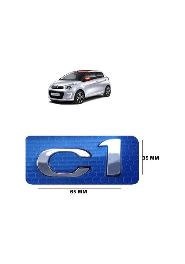 Bagaj Kapak Yazı Küçük C1 Cıtroen C1 2013-2020