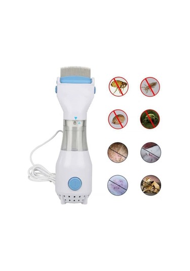 Geekyou Evcil Hayvan Elektrikli Bit Kaldıran Fırça - Yüksek Frekanslı Titreşimli Diş Tasarımı, Çift Filtreli, Avrupa Standartı Çelik Uç, Şarjlı