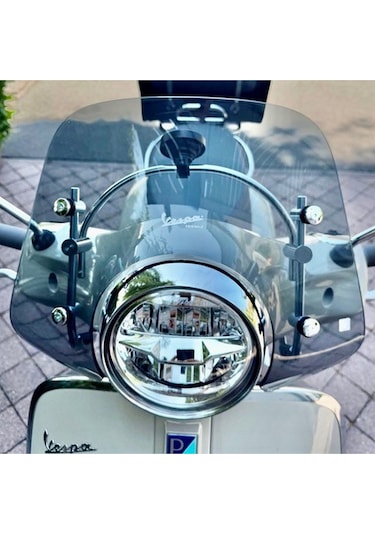Vespa Telefon-navigasyon Tutucu Aparat Oval Krom / Scoosee