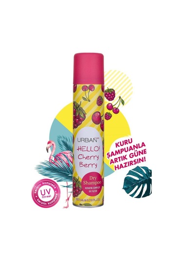 Urban Care Uv Filtre Hello Cherry Berry Kuru Şampuan 200 ML