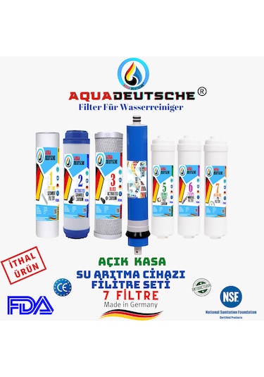 Açık Kasa 7 Filtre 14 Aşamalı Filtre Seti