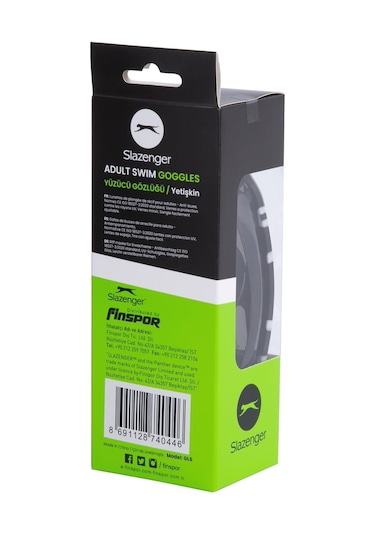 Slazenger Yetişkin Yüzücü Gözlüğü Mırror Gl6 Blackblackwhite Siyah
