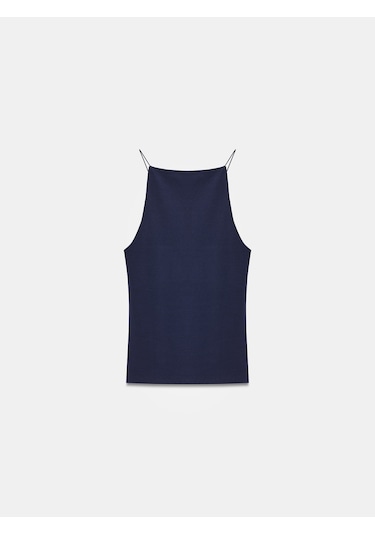Dilvin 21020 Halter Yaka Top-k.lacivert K.lacivert
