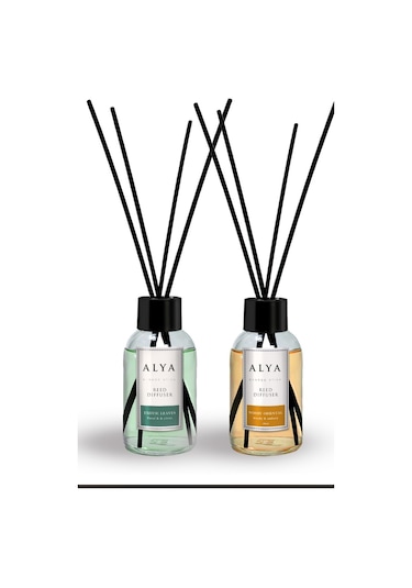 Alya Bambu Çubuklu Oda Kokusu Egzotic Leaves ve Woody Oriental 2 x 100 ML
