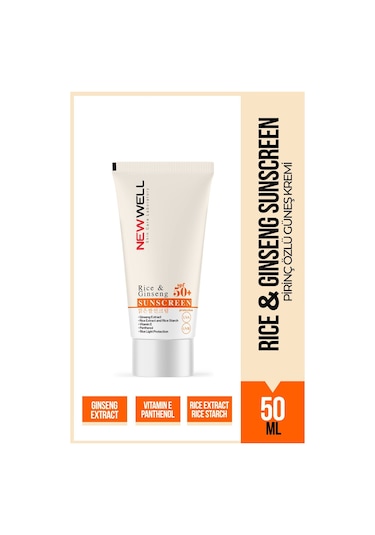 3 Adet Rice & Ginseng Sunscreen Spf50+ Pirinç Özlü Güneş Kremi 50 Ml