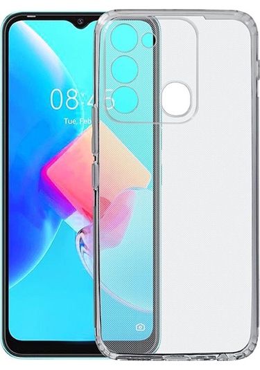 Tecno Spark 8c Kılıf Şeffaf İnce Ve Esnek Süper Silikon Kılıf