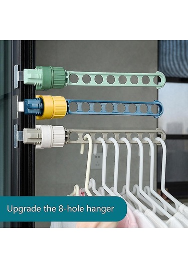 Ganzhoushop 3 Adet Pencere Çerçevesi Giysi Askısı Taşınabilir İç Mekan Pencere 8 Delikli Kurutma Rafı Ayarlanabilir Ev F Çok Renkli