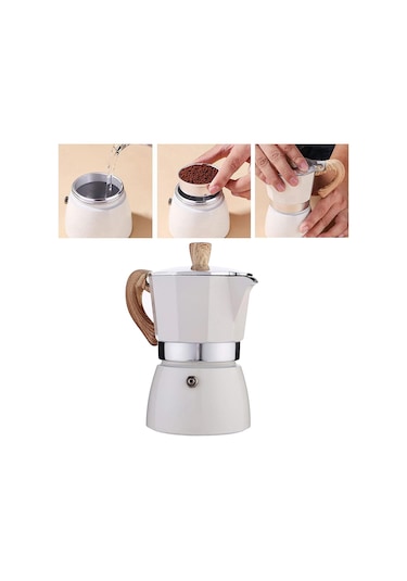 Coffeehutt Aloha Moka Pot Hes-6