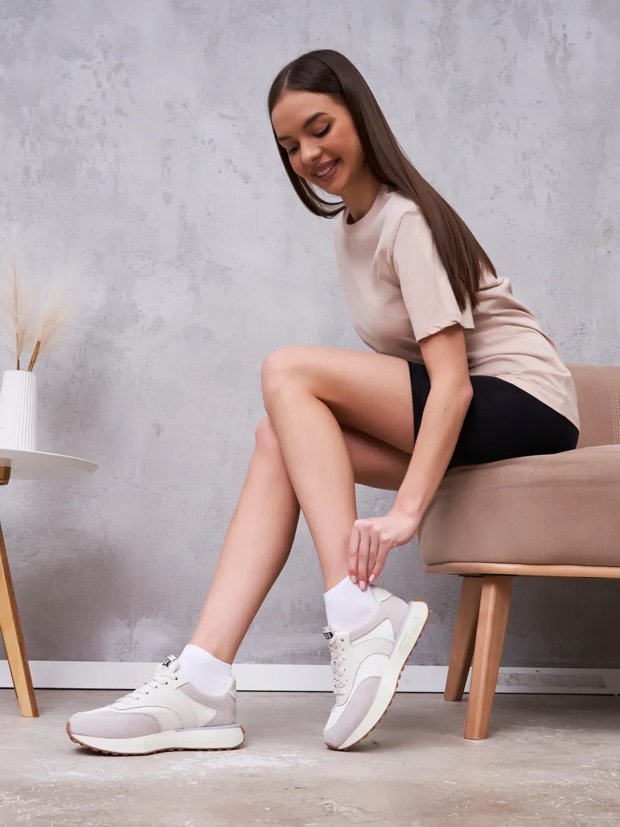 Dıellı Kısa Çoraplar 10 Çiftlik Set 366856369 Beyaz