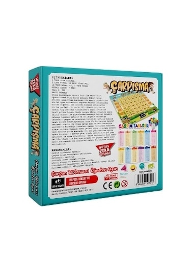 Zeka Dolabı Çarpışma Çarpım Tablosunu Öğreten Oyun