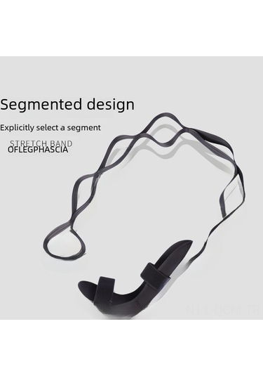 Qingmipy Siyah Rehabilitasyon Bantı: Ayak Bileği Düzeltme, Tendon Geliştirme, Felç Ve Yoga Esneklik Egzersizleri İçin Egzersiz Aleti