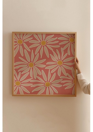 Ahşap Çerçeveli Mdf Kare Tek Tablo Kendi Tablo Setinizi Oluşturacağınız Liste Tx1014 23 X 23