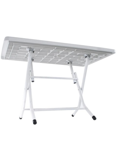 Katlanır Plastik Masa 70x120 Beyaz