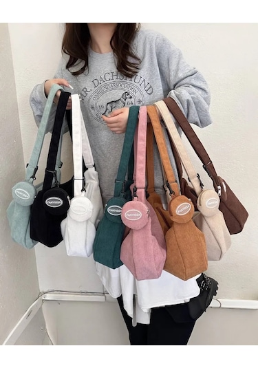 Ruscelli Gençler İçin Omuz Çantası 332762836 Bej