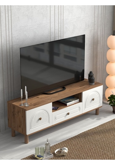 Bohem Tv Ünitesi 150 Cm N Çizgili Mdf Kapak Atlantikçam