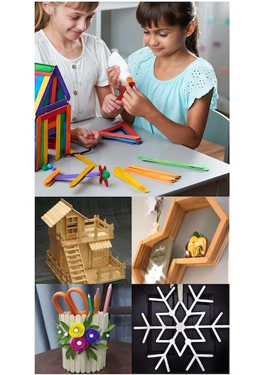 Renkli Dil Çubuğu Geniş 50 Adet Naturel Dil Çubuğu Geniş 50 Adet 1 Paket Renkli Ve Renksiz Abeslang Dil Basma Çubuğu