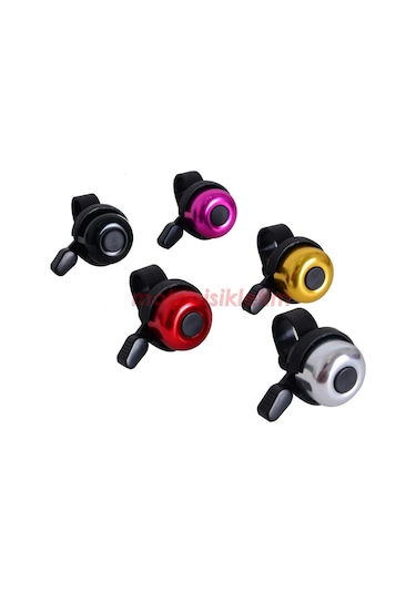 Bisiklet Zil Demir + Plastik Tıntın Sol Renkli Siyah