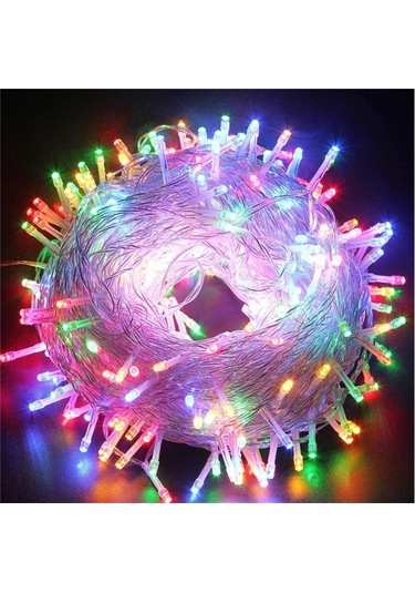 5m 30 Led Rgb 2 Kademeli Şeffaf Kablo Beyaz