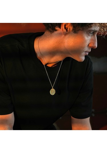 İpek Silver  925 Ayar Gümüş Hermes Tanrısı Unısex Kolye Gümüş