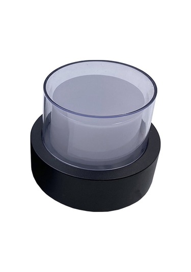 Dairesel Led Duvar Lambası Ip65 Su Geçirmez 5w 85-265v, Uzaktan Kumandalı Parlaklık Ve Renk Ayarlı, 4 Işık Modu, Dış Cephe Bahçe Otel Koridor İçin Çok Renkli Çok Renkli