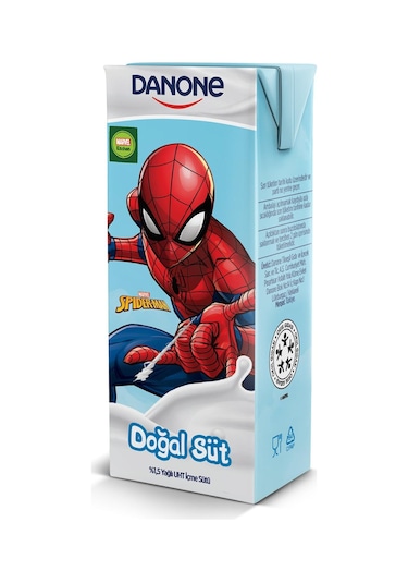 Danone Doğal Süt 180 Ml X 24 Adet