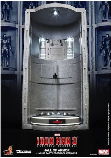Iron Man 3 Hall Of Armor House Party Protocol Version Sixth Scale Diorama Ds002