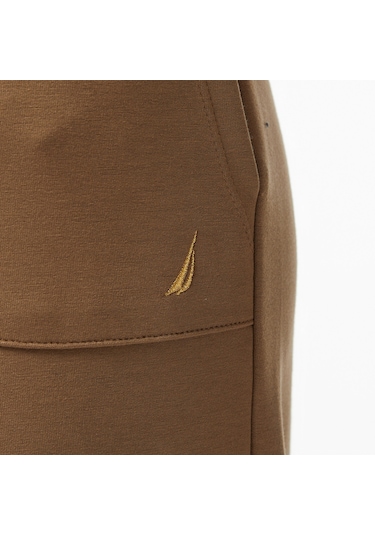 Nautica Kadın Kahverengi Regular Fit Eşofman Altı Düz 47k308t Kahverengi