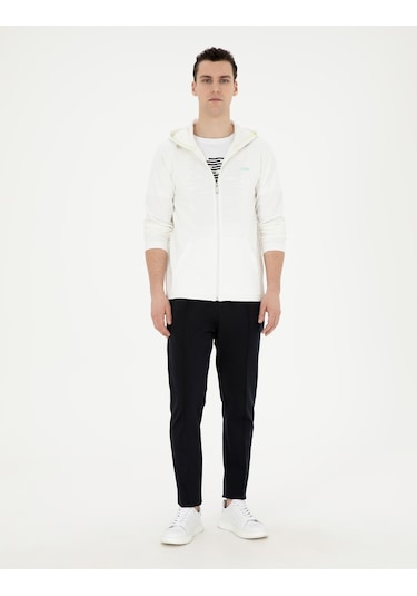 Pierre Cardin Erkek Beyaz Sweatshirt 50285410-vr013 Beyaz