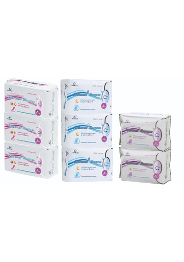 Airiz 8li 3, 30lu 3 Ve 10lu 2 Paket Hijyenik Kadın Pedi
