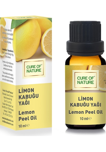 Cure Of Nature Limon Kabuğu Yağı 10 ML