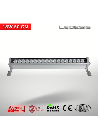 Ledesis Kırmızı Wallwasher Duvar Boyama 50 Cm 18w