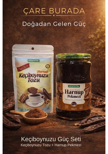 Çareburada Vital Keçi Boynuzu Tozu +harnup Pekmezi 800 G