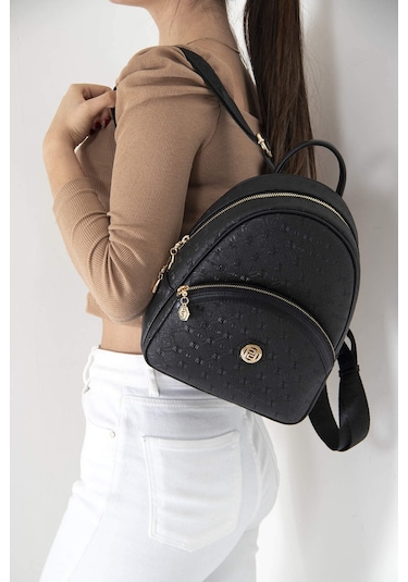 Silver Polo Unisex Sırt Çanta 945 Siyah