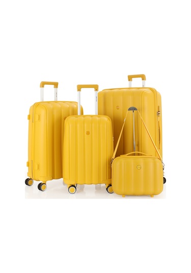 Mçs Polipropilen 4lü Valiz Seti V305 S21yy1000080-set 00012 Sarı