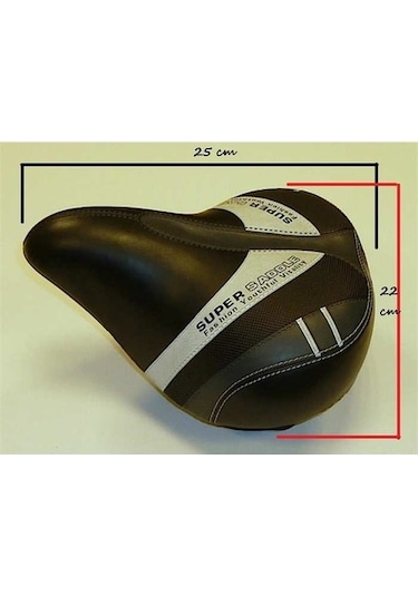 Yumuşak Büyük ve Geniş Rahat Bisiklet Selesi Koltuğu