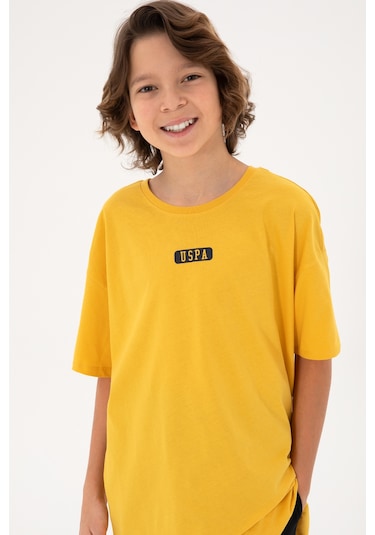 U.s. Polo Assn. Erkek Çocuk Safran Tişört 50298982-vr043 Safran Hardal