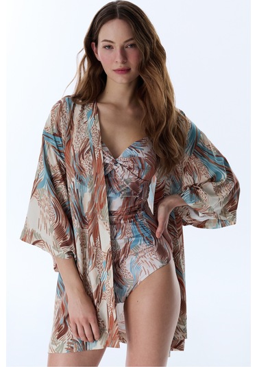 Penti Renkli Janet Kimono Çok Renkli