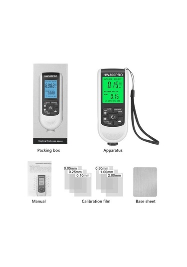 Trendooze Profesyonel Otomotiv Ölçer Kaplama Kalınlığı İçin Ekran Dijital Beyazı Vz