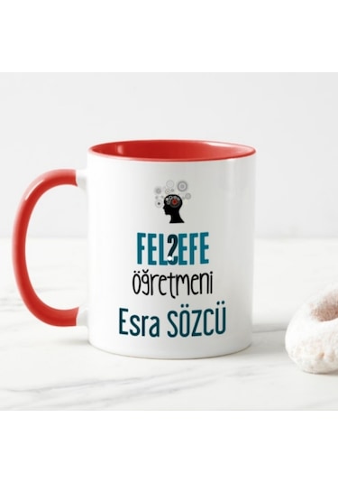 Kişiye Özel Felsefe Öğretmeni Kupa Bardak Ha11