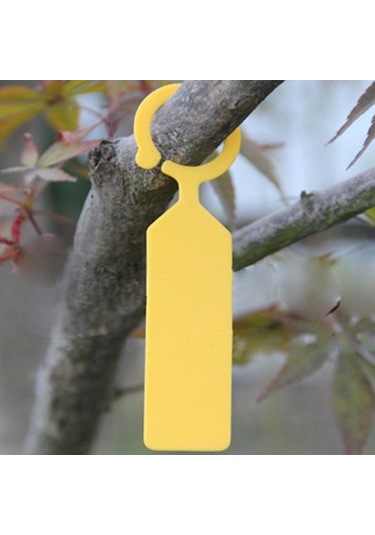 Trendooze Homyl 100 Adet Pp Sera Etiketi Sarı Bitki Bahçe Daire