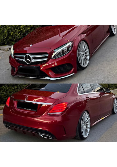 Mercedes W205 C Serisi Makyajsız Amg Bodykit Seti 2015-2018