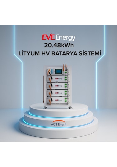 Eve 20.48kwh Lityum Hv Yüksek Voltaj Batarya Sistemi
