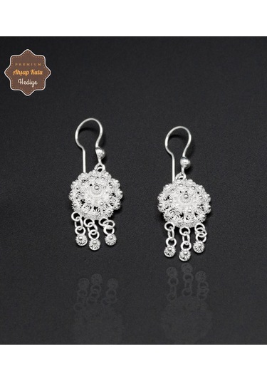 Sallantılı Bereket Model 925 Ayar Gümüş Telkari Kadın İkili Set 201024673 Gümüş