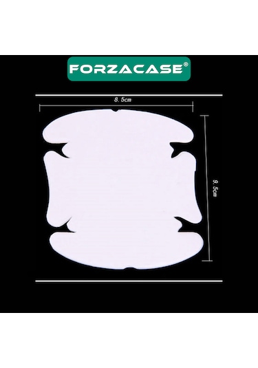 4 Adet Şeffaf Araba Kapı Kolu Çizik Koruyucu Film - Fc649