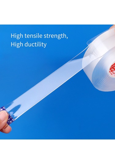 Padalink Suyula Yıkama Eliyebilen İzsiz 1.5mm Kalınlıkta Otomobil İçin Nano Çift Taraflı Band 3cm 3m , 1 Paket