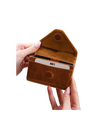 Mft Leather Hakiki Deri Kadın Akordiyon Cüzdan Mia 2190 Crazy Taba