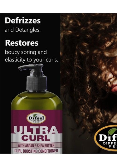 Difeel Ultra Curl Argan ve Shea Yağı Özlü Bukle Belirginleştirici Saç Kremi 1 L