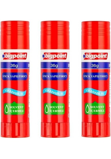 Bigpoint 36gr Stick Yapıştırıcı 3 Adet
