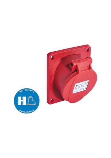 Tp Electric 3026 309 1600 4x32A Ip44 Makine Prizi Eğik Hızlı Bağlantı